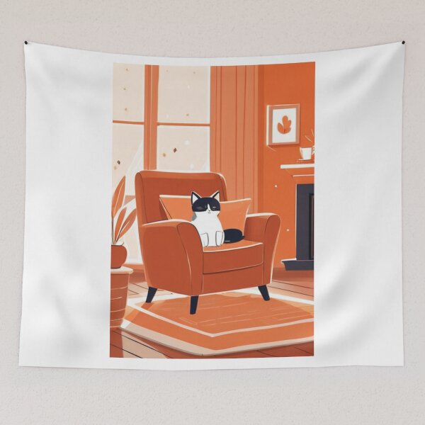 Item preview, Interior - Domestic Cat, Scandinavian Ambiance and Comfort designed and sold by World-Pets.