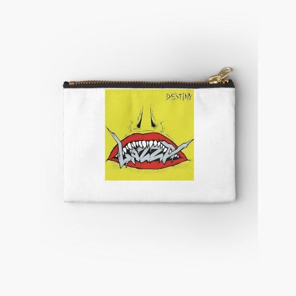 Item preview, Open Mouth With Sharp Teeth Yellow Background Graffiti designed and sold by LongDogMerch.