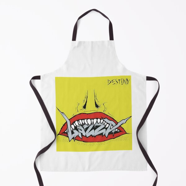 Item preview, Open Mouth With Sharp Teeth Yellow Background Graffiti designed and sold by LongDogMerch.