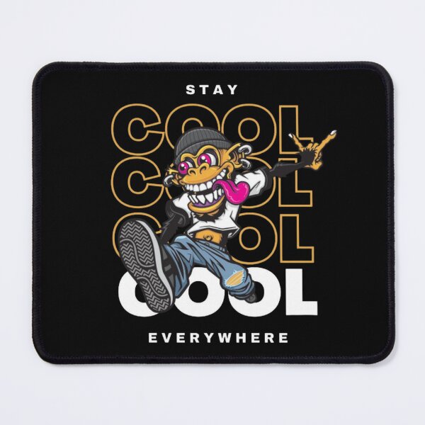 Item preview, Stay Cool Everywhere Monkey with Sunglasses | Funny Cool Animal Typography Design designed and sold by RajDeals.