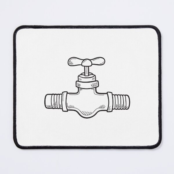 Item preview, A metal valve handle fixed to a garden water pipe designed and sold by rasagamastore.