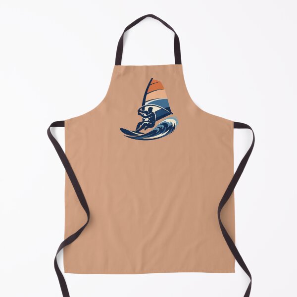 Item preview, Classic Windsurf Rider – Modern Ocean Sports Illustration designed and sold by SilentPowerArt.