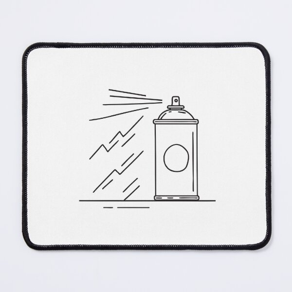 Item preview, A spray paint can placed near a graffiti covered wall designed and sold by rasagamastore.