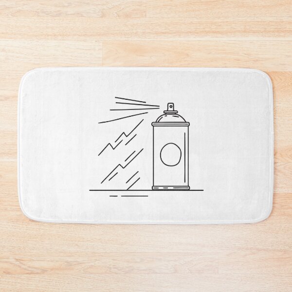 Item preview, A spray paint can placed near a graffiti covered wall designed and sold by rasagamastore.