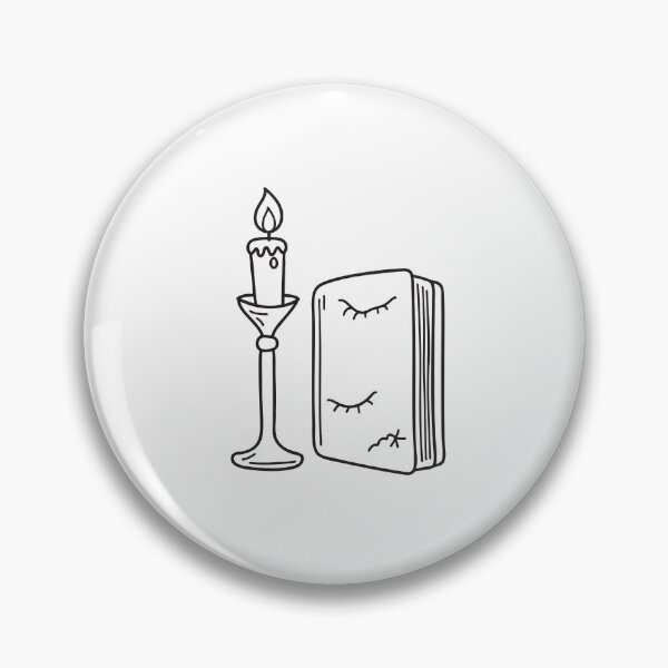 Item preview, A tall candle stand positioned beside a novel designed and sold by rasagamastore.
