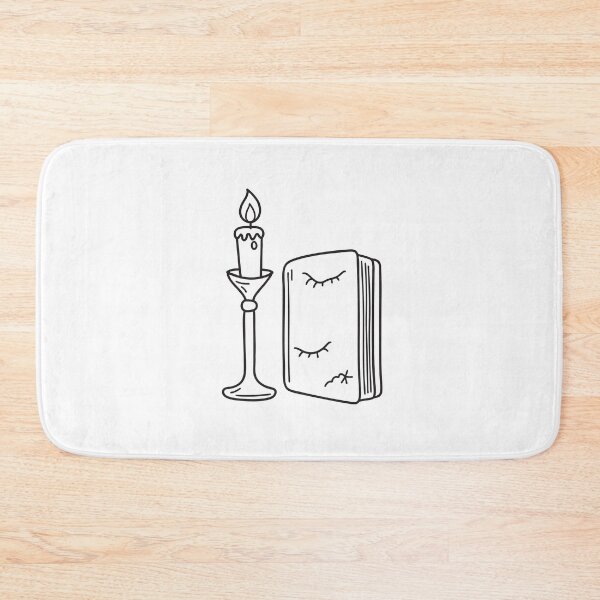 Item preview, A tall candle stand positioned beside a novel designed and sold by rasagamastore.