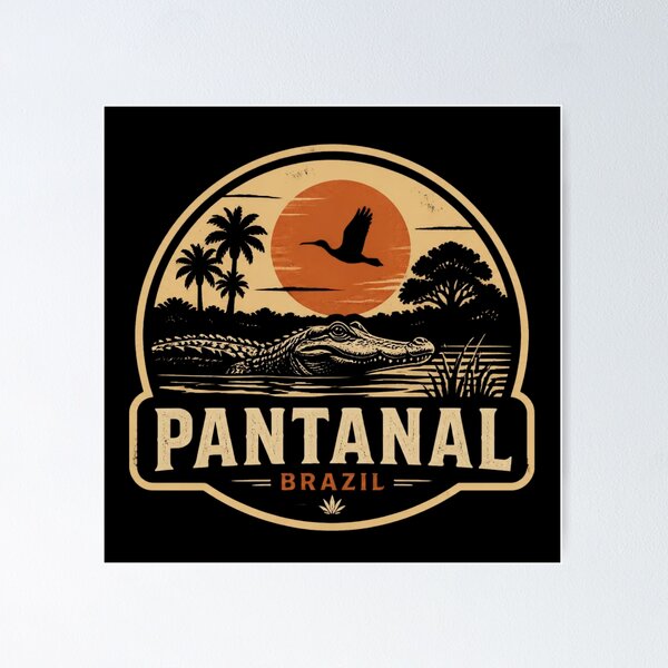 Item preview, Pantanal - Brazil designed and sold by GoodOldVintage.