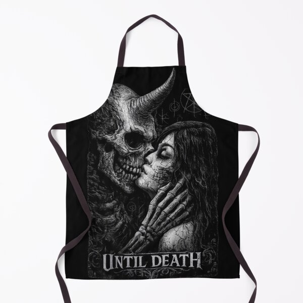Item preview, Until Death Gothic Demon Love Shirt designed and sold by WearTheVibe Store.