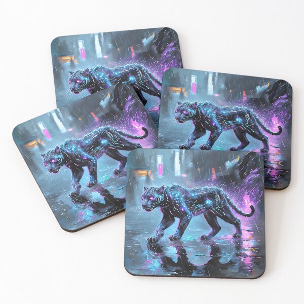 Item preview, Prowl of the Cyber Jungle designed and sold by ONYX Pixee.