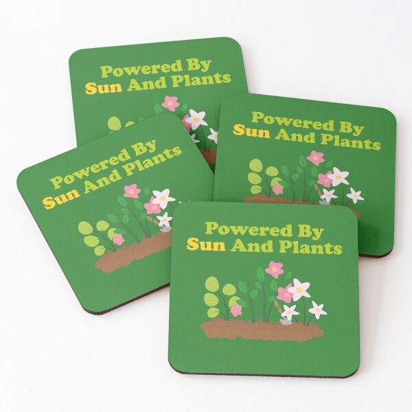 Item preview, Powered By Sun And Plants. gardening. gardener. plant dad. plant lover. designed and sold by NPC-wear.