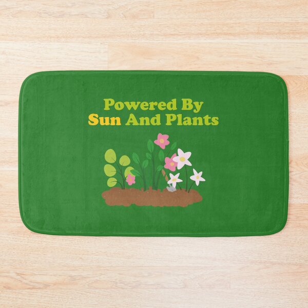 Item preview, Powered By Sun And Plants. gardening. gardener. plant dad. plant lover. designed and sold by NPC-wear.