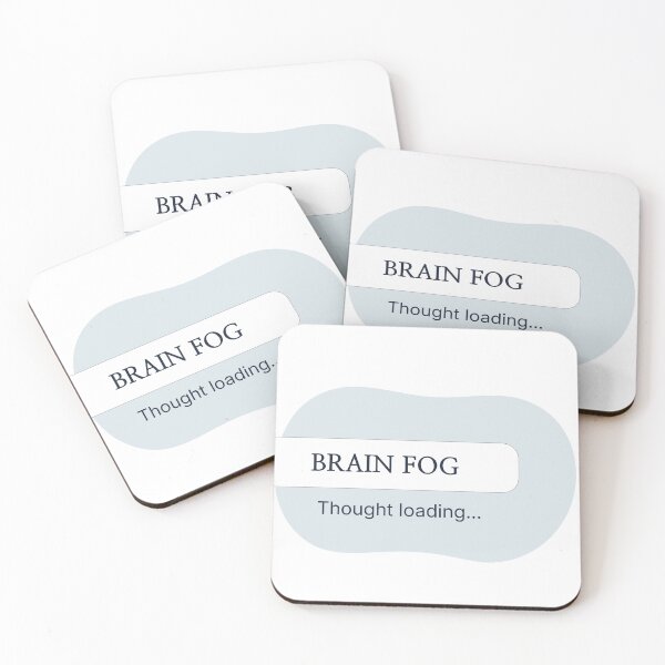 Item preview, Brain Fog Typography Mood Illustration designed and sold by Soul Path Studio.