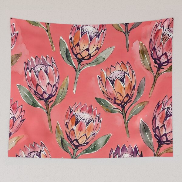 Aperçu de l'œuvre Fleur de protéa créée et vendue par GraphicsClub.