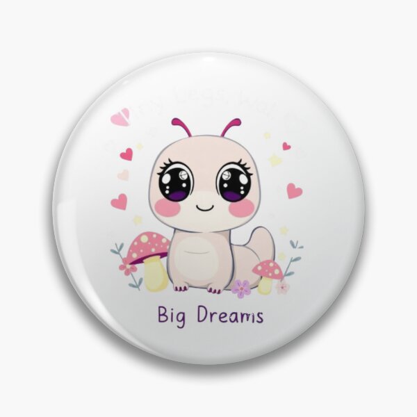 Item preview, Cute Velvet Worm Kawaii Cartoon | Adorable Nature Creature Design designed and sold by MystiColo.