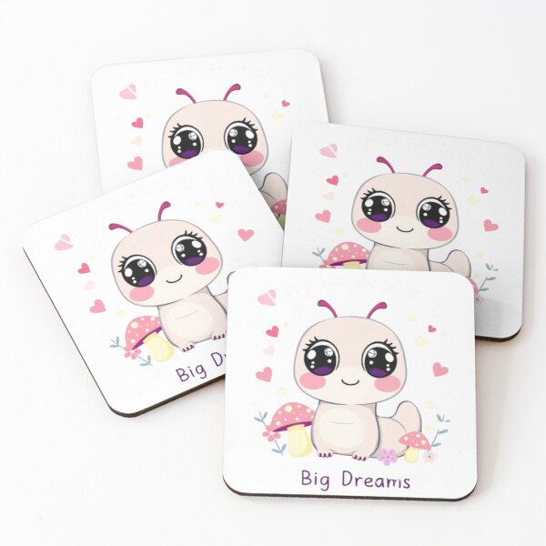Item preview, Cute Velvet Worm Kawaii Cartoon | Adorable Nature Creature Design designed and sold by MystiColo.