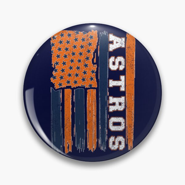 Item preview, Vintage Astros Distressed US Flag Orange Retro Sports Fan Team Spirit designed and sold by RockTheFeal.