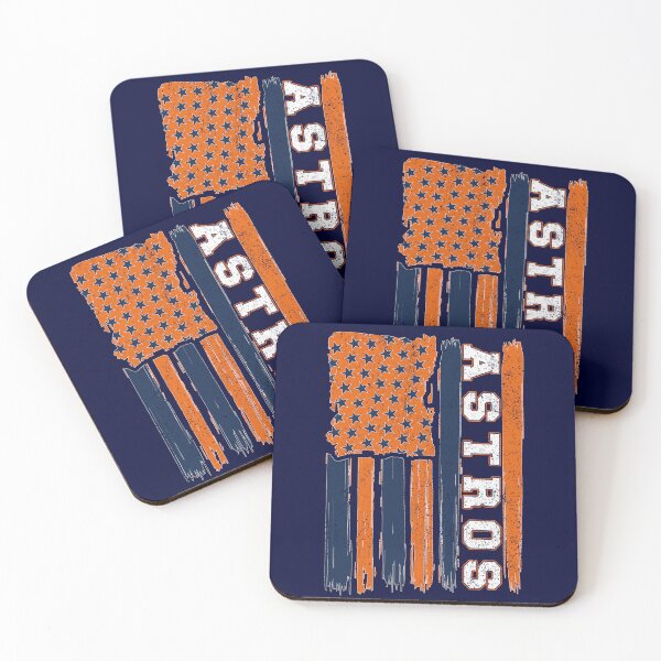 Item preview, Vintage Astros Distressed US Flag Orange Retro Sports Fan Team Spirit designed and sold by RockTheFeal.