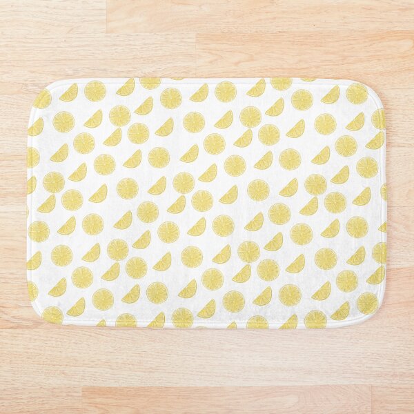 Aperçu de l'œuvre Motif minimaliste blanc à l'aquarelle pure en tranches et quartiers de citron créée et vendue par svitlaarty.