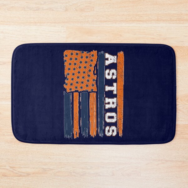 Item preview, Vintage Astros Distressed US Flag Orange Retro Sports Fan Team Spirit designed and sold by RockTheFeal.