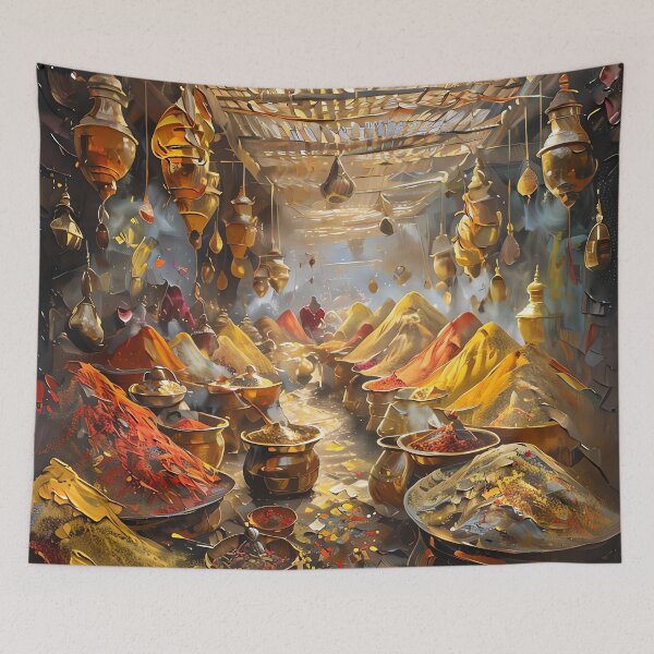 Item preview, Saffron & Cinnamon Market designed and sold by ONYX Pixee.