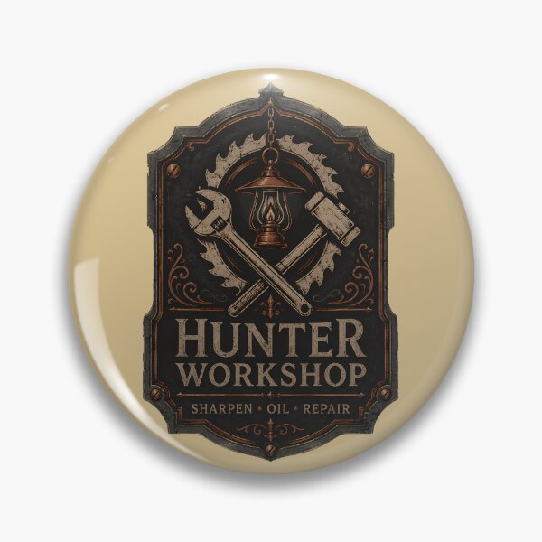Item preview, Hunter Workshop Maintenance Plaque designed and sold by agearb.