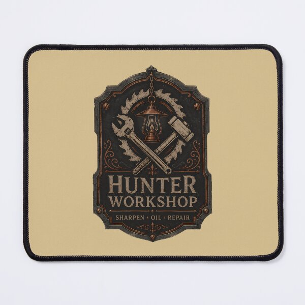 Item preview, Hunter Workshop Maintenance Plaque designed and sold by agearb.