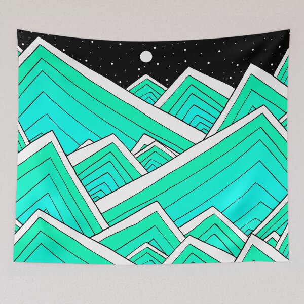 Item preview, Ocean at night designed and sold by Swadeillustrations.