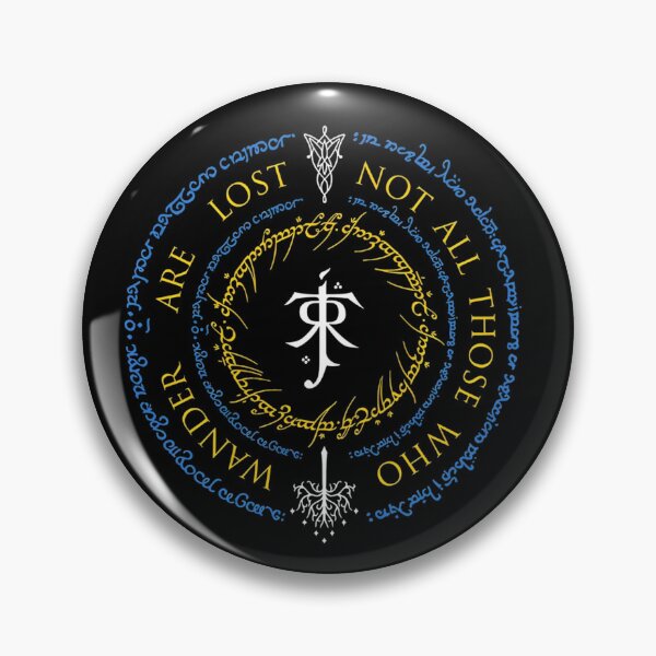 Item preview, Not All Those Who Wander Are Lost Lord of the Rings Elvish Compass designed and sold by cubomtumeshop.