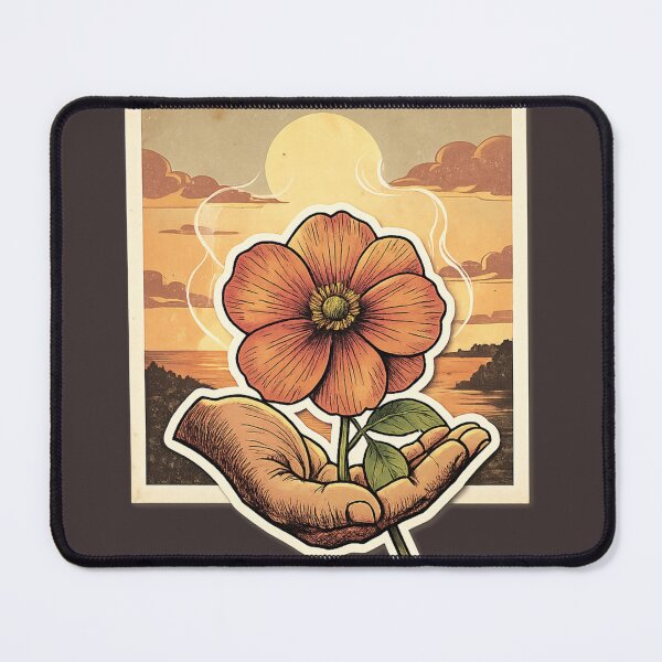 Item preview, Vintage Botanical Flower in Caring Hands designed and sold by Hari Arts.