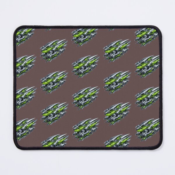 Item preview, Metallic Chrome Biomechanical Y2K Green Art designed and sold by RoyalEarthstore.