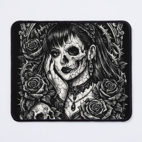 Item preview, Beauty In Decay Gothic Skull Rose designed and sold by WearTheVibe Store.