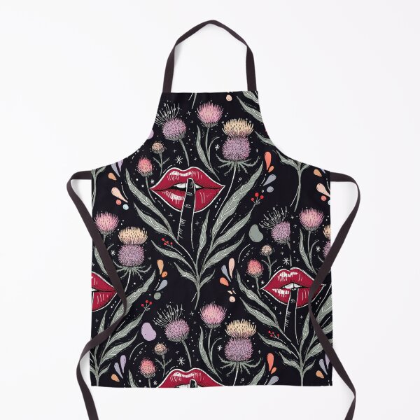 Item preview, Quiet Secrets Floral Lips Seamless Pattern designed and sold by Soul Path Studio.