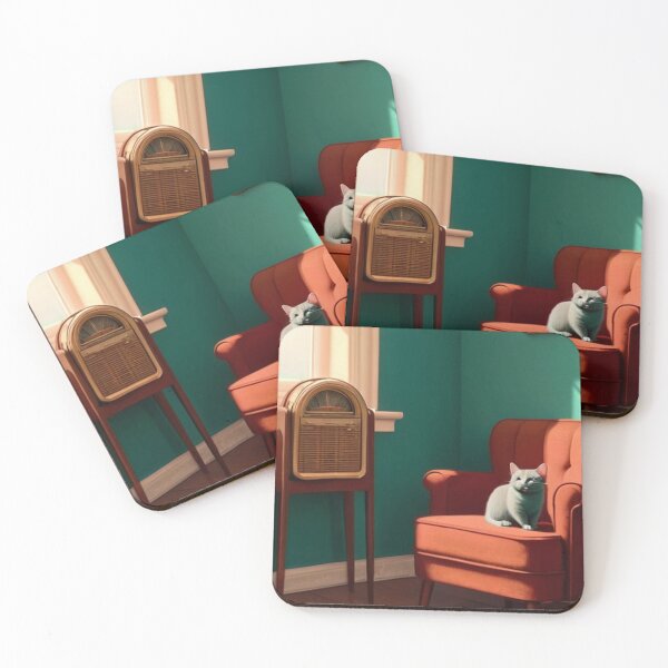Item preview, Interior - Peaceful Feline, Warm 1960s Atmosphere designed and sold by World-Pets.