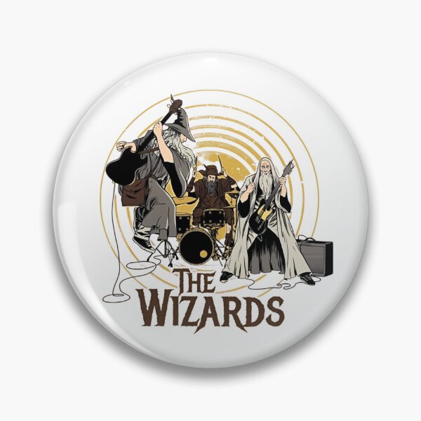 Item preview, The Wizards Rock Band Gandalf Saruman Radagast Lord of the Rings designed and sold by cubomtumeshop.