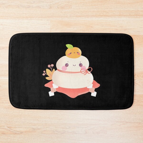 Item preview, Kagami Mochi Cute Kawaii Ghost Japanese New Year Art designed and sold by missrainartshop.