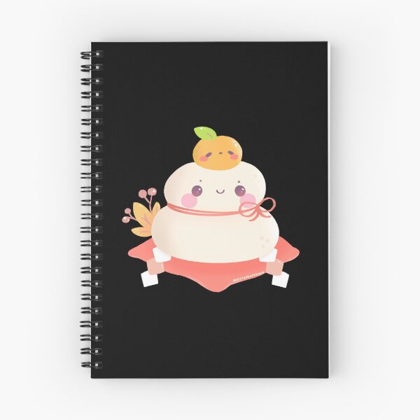 Item preview, Kagami Mochi Cute Kawaii Ghost Japanese New Year Art designed and sold by missrainartshop.