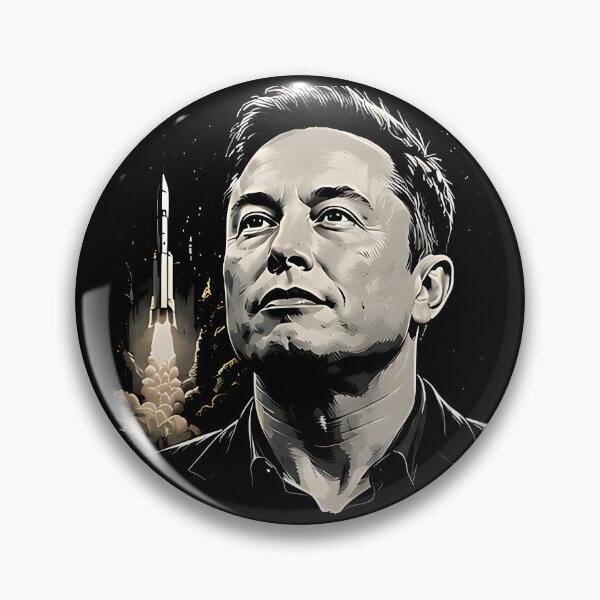 Item preview, Elon Musk Space Vision Portrait T-Shirt designed and sold by DealNest.