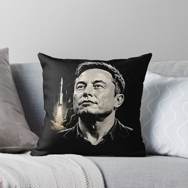 Item preview, Elon Musk Space Vision Portrait T-Shirt designed and sold by DealNest.