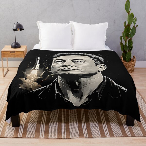 Item preview, Elon Musk Space Vision Portrait T-Shirt designed and sold by DealNest.
