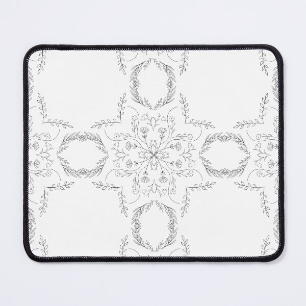 Item preview, Mandala Pattern, black and white designed and sold by By The Moon.