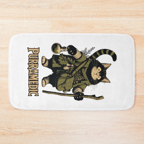 Item preview, Purramedic | Funny Herbalist Cat Fantasy designed and sold by Bisonia.