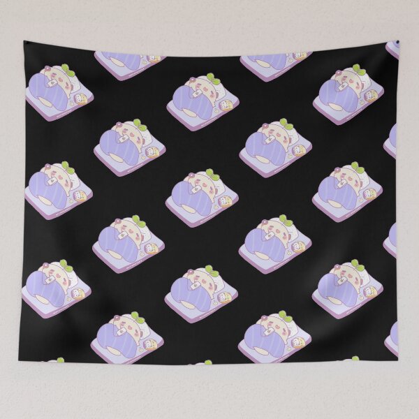 Item preview, Lazy Ghostie Cute Whimsical Sleeping Phantom Pastel Design designed and sold by missrainartshop.