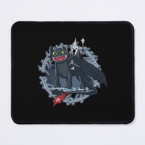 Item preview, Witch King Riding Toothless How to Train Your Dragon Lord of the Rings designed and sold by cubomtumeshop.