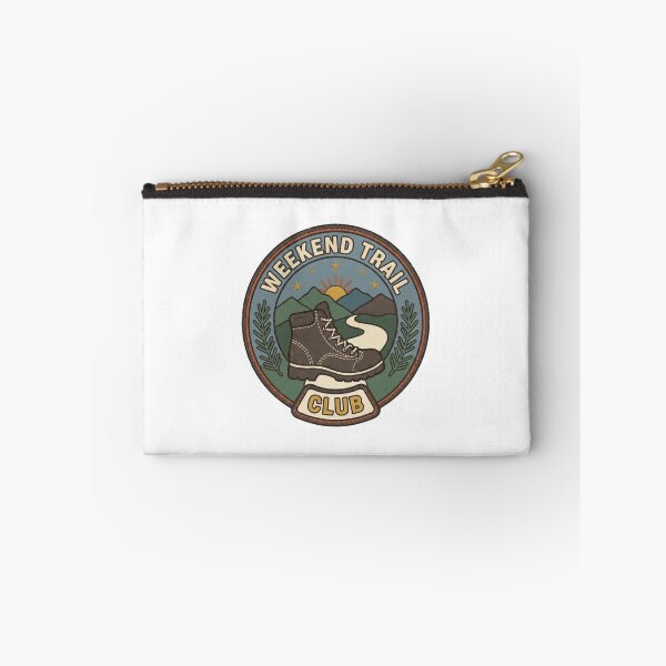 Item preview, Weekend Trail Club Vintage Hiking Badge designed and sold by GoofyShopp.