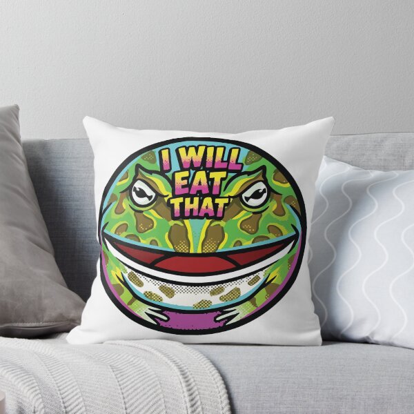 Item preview, I Will Eat That Pacman Frog Pop Art Comic Meme designed and sold by Arc2020.