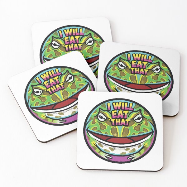 Item preview, I Will Eat That Pacman Frog Pop Art Comic Meme designed and sold by Arc2020.