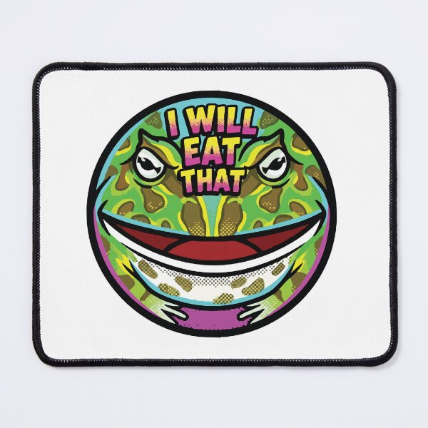 Item preview, I Will Eat That Pacman Frog Pop Art Comic Meme designed and sold by Arc2020.