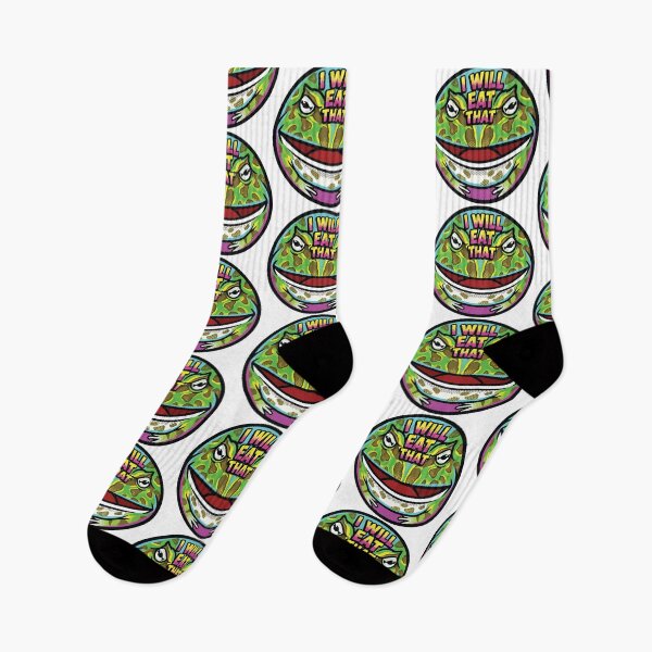 Item preview, I Will Eat That Pacman Frog Pop Art Comic Meme designed and sold by Arc2020.