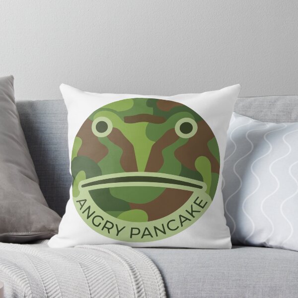 Item preview, Angry Pancake Minimalist Pacman Frog Geometric Art designed and sold by Arc2020.