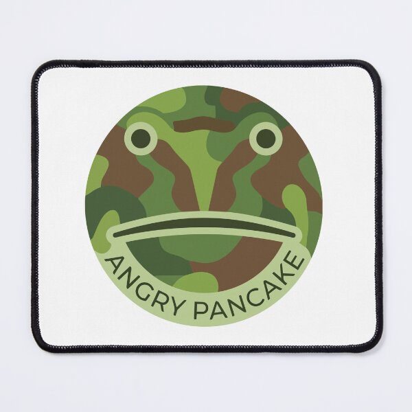Item preview, Angry Pancake Minimalist Pacman Frog Geometric Art designed and sold by Arc2020.